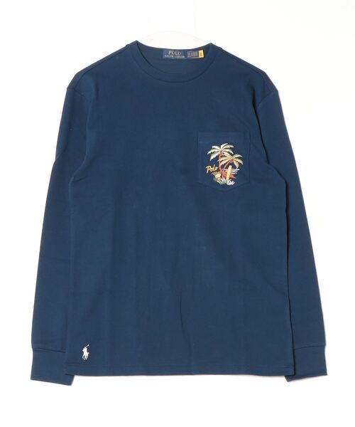 即達【POLO RALPH LAUREN】エンブロイダリー ジャージー Tシャツ クラシック フィット エンブロイダリー ジャージー Tシャツ