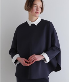 LE PHIL ネイビーブラウス ◇スキューバダンボールブラウス（シャツ/ブラウス）｜LE PHIL