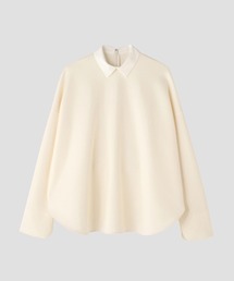 LE PHIL ルフィル スキューバダンボールブラウス　ブラック スキューバーダンボールブラウス | LE PHIL（ル フィル