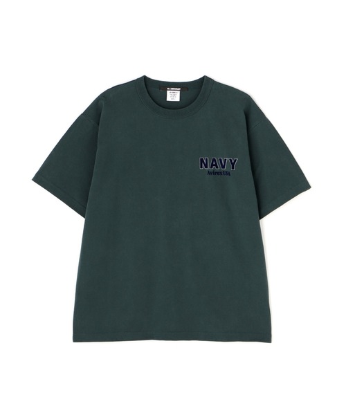 AVIREX(アヴィレックス)の「MIL. ACADEMY T-SHIRT "US.NAVY" / ミリタリーアカデミー 半袖Tシャツ / AVIREX / アヴィレックス(Tシャツ/カットソー・メンズ・ダークグリーン/ホワイト/チャコール・XX-LARGE/X-LARGE/LARGE/MEDIUM)」の11枚目の写真