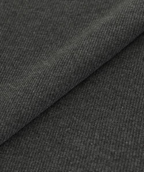MAJESTIC LEGON（マジェスティックレゴン）の「レース使い肩リボントップス（Tシャツ/カットソー・レディース・チャコールグレー/グレー/オフホワイト・MEDIUM）」の11枚目の写真