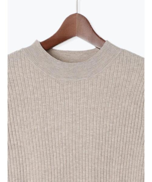 Te chichi TERRASSE（テチチテラス）の「ハイネック切替ワンピース（ワンピース・レディース・グレー/ベージュ/ブラック・F）」の16枚目の写真