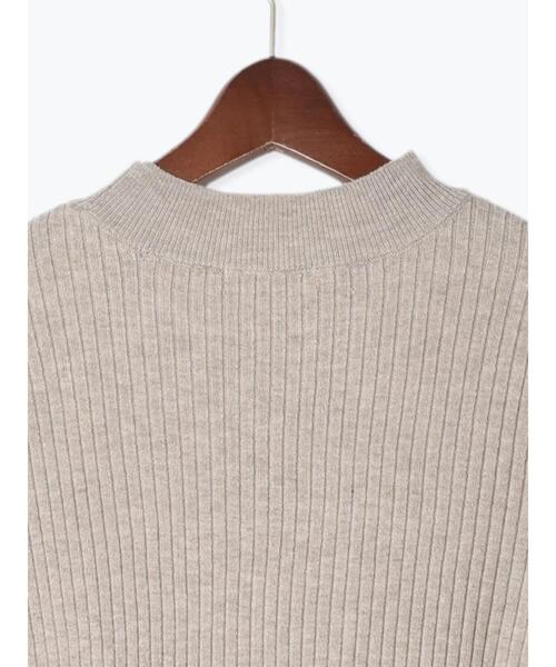 Te chichi TERRASSE（テチチテラス）の「ハイネック切替ワンピース（ワンピース・レディース・グレー/ベージュ/ブラック・F）」の19枚目の写真