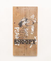 SNOOPY×OLD BETTY'S（スヌーピーカケルオールドベティーズ）の「【日本製】スヌーピー【SNOOPY】 Wood Board /2色プリント（インテリア雑貨）」