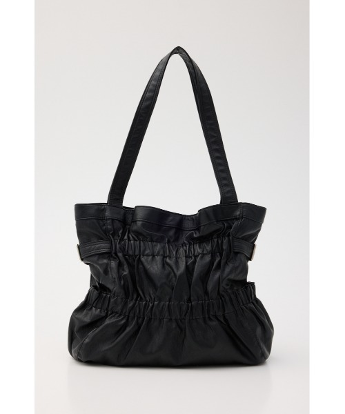 SLY（スライ）の「【再入荷】GATHER TOTE BAG ギャザー トートバッグ（トートバッグ・レディース・ブラック/アイボリー・FREE）」の6枚目の写真