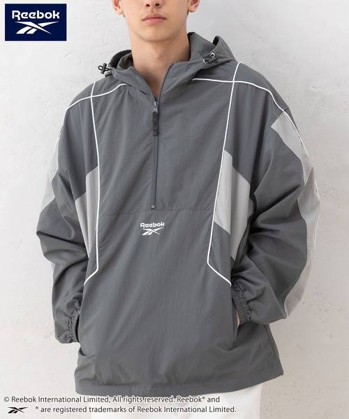 Reebok リーボック ブランド ロゴ ワンポイント 刺繍 軽量 防風