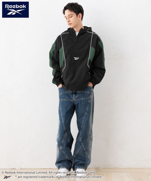 90s reebok アノラック　ワンポイントデザイン　ナイロンジャケット Reebok ナイロンジャケット リーボック ブランド ロゴ ワン