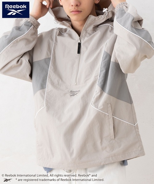 Reebok リーボック ブランド ロゴ ワンポイント 刺繍 軽量 防風