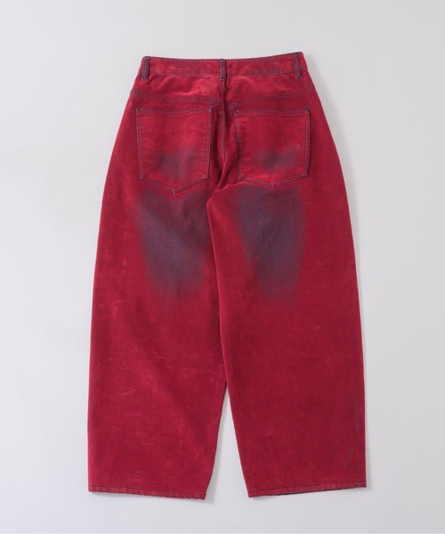 フロッキーデニムパンツ　musubore flocky wide denim PT / フロッキーデニムパンツ（デニムパンツ