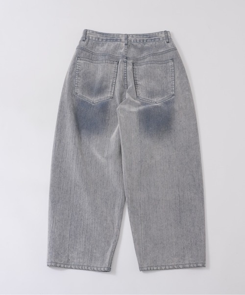 flocky wide denim PT / フロッキーデニムパンツ（デニムパンツ