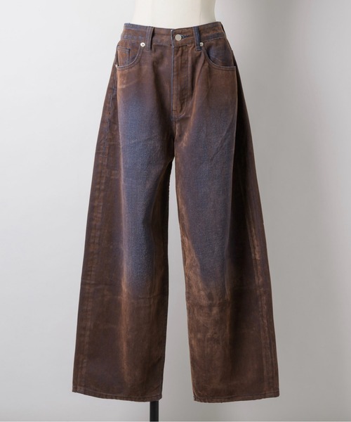 flocky wide denim PT / フロッキーデニムパンツ（デニムパンツ