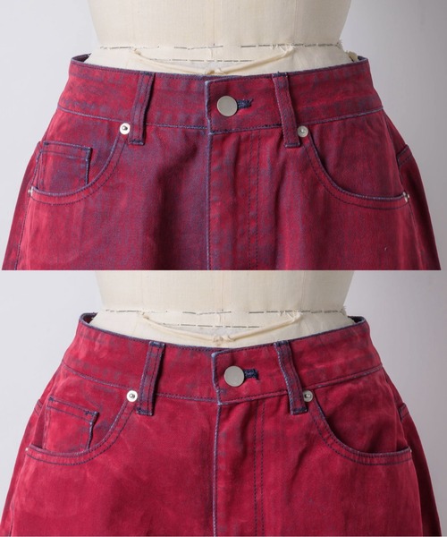 flocky wide denim PT / フロッキーデニムパンツ（デニムパンツ