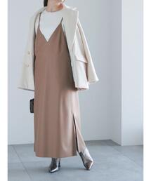 Te chichi | フェイクレザーキャミワンピース(ワンピース)