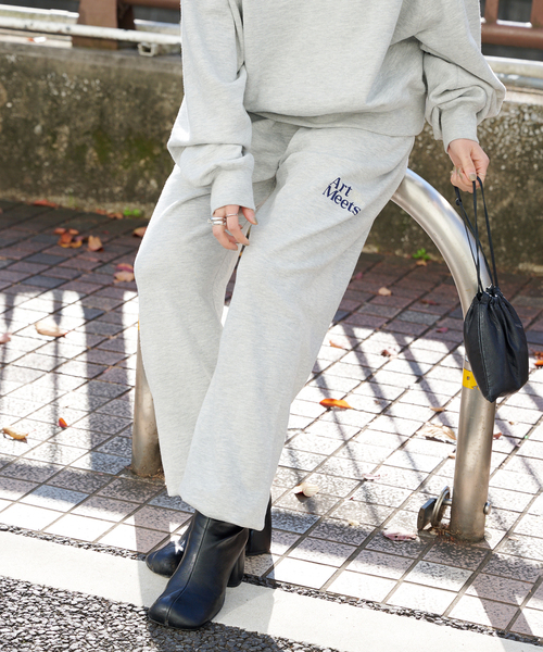 OUTDOOR PRODUCTS(アウトドアプロダクツ)の「シグネチャースウエットパンツ(スウェットパンツ・レディース・グレー/ネイビー・FREE)」の8枚目の写真
