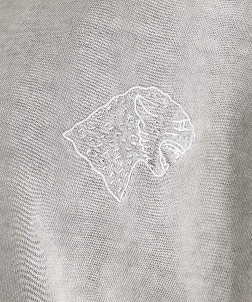 POLeR（ポーラー）の「【POLeR/ポーラー】PIGMENT SOUVENIR TEE/スーベニアTシャツ（Tシャツ/カットソー・メンズ・グレー/ブラック・L/XL/M）」の11枚目の写真