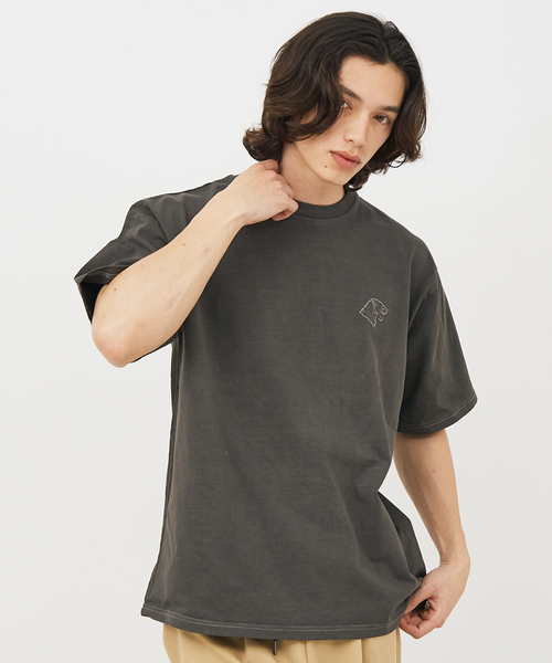 POLeR（ポーラー）の「【POLeR/ポーラー】PIGMENT SOUVENIR TEE/スーベニアTシャツ（Tシャツ/カットソー・メンズ・グレー/ブラック・L/XL/M）」の14枚目の写真