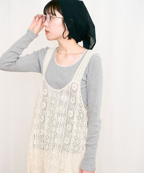 fig London(フィグロンドン)の「_Carol mini dress(ワンピース・レディース・アイボリー/ブラック・FREE)」の21枚目の写真