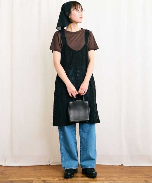 fig London(フィグロンドン)の「_Carol mini dress(ワンピース・レディース・アイボリー/ブラック・FREE)」の9枚目の写真