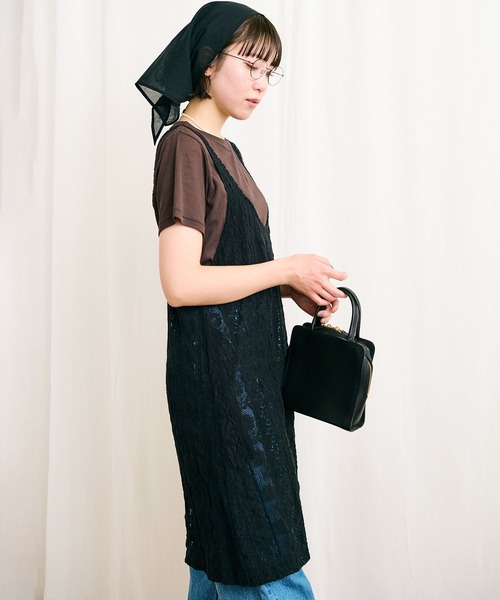 fig London(フィグロンドン)の「_Carol mini dress(ワンピース・レディース・アイボリー/ブラック・FREE)」の14枚目の写真