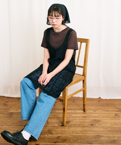 fig London(フィグロンドン)の「_Carol mini dress(ワンピース・レディース・アイボリー/ブラック・FREE)」の13枚目の写真