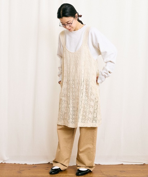 fig London(フィグロンドン)の「_Carol mini dress(ワンピース・レディース・アイボリー/ブラック・FREE)」の4枚目の写真