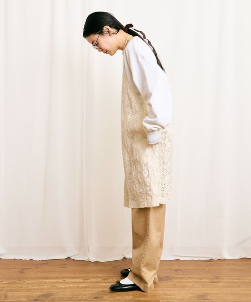 fig London(フィグロンドン)の「_Carol mini dress(ワンピース・レディース・アイボリー/ブラック・FREE)」の8枚目の写真