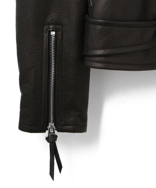 Schott（ショット）の「Schott/ショット/528US COW NEW NAKED D-POCKET RIDERS/ニューネイキッド ディーポケット ライダース（ライダースジャケット・メンズ・ブラック・36/38/40/42/44）」の20枚目の写真
