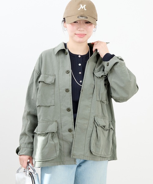 ROTHCO(ロスコ)の「【ROTHCO】オゾンウォッシュシャツ-BDU SHIRTS OZONE WASH(シャツ/ブラウス・レディース・オリーブ・M)」の3枚目の写真