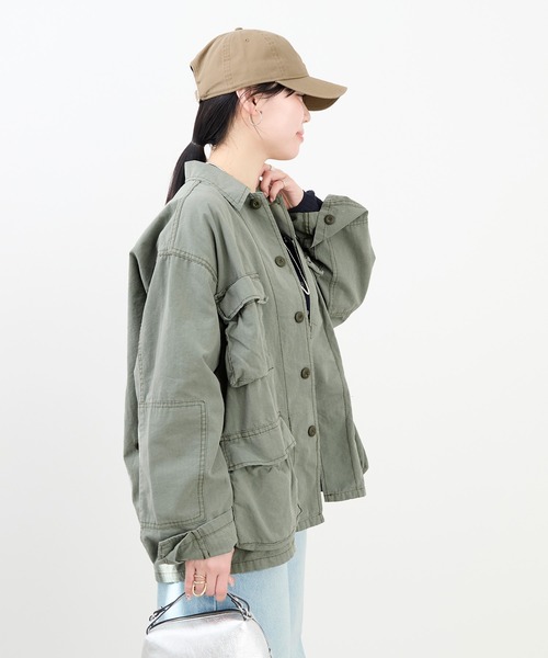 ROTHCO(ロスコ)の「【ROTHCO】オゾンウォッシュシャツ-BDU SHIRTS OZONE WASH(シャツ/ブラウス・レディース・オリーブ・M)」の9枚目の写真