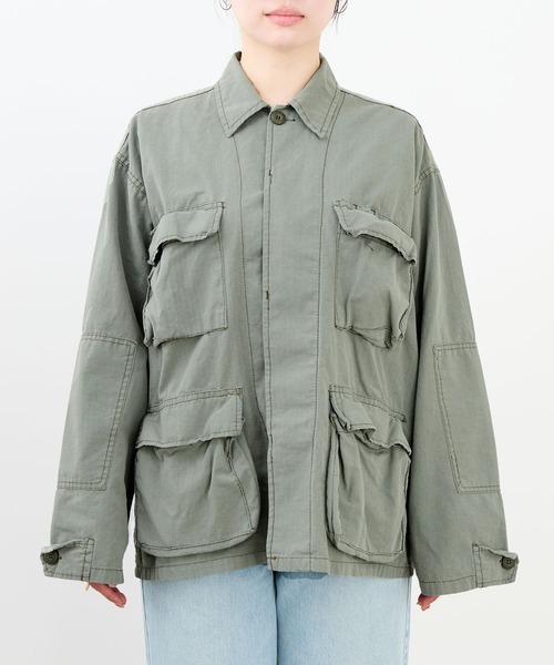 ROTHCO(ロスコ)の「【ROTHCO】オゾンウォッシュシャツ-BDU SHIRTS OZONE WASH(シャツ/ブラウス・レディース・オリーブ・M)」の15枚目の写真