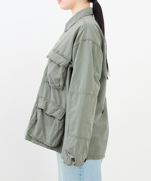 ROTHCO(ロスコ)の「【ROTHCO】オゾンウォッシュシャツ-BDU SHIRTS OZONE WASH(シャツ/ブラウス・レディース・オリーブ・M)」の16枚目の写真
