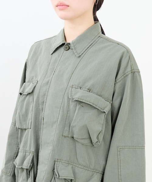 ROTHCO(ロスコ)の「【ROTHCO】オゾンウォッシュシャツ-BDU SHIRTS OZONE WASH(シャツ/ブラウス・レディース・オリーブ・M)」の18枚目の写真