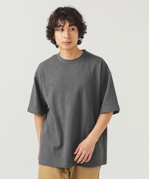 セール】ストレッチ ワッフルTシャツ（Tシャツ/カットソー