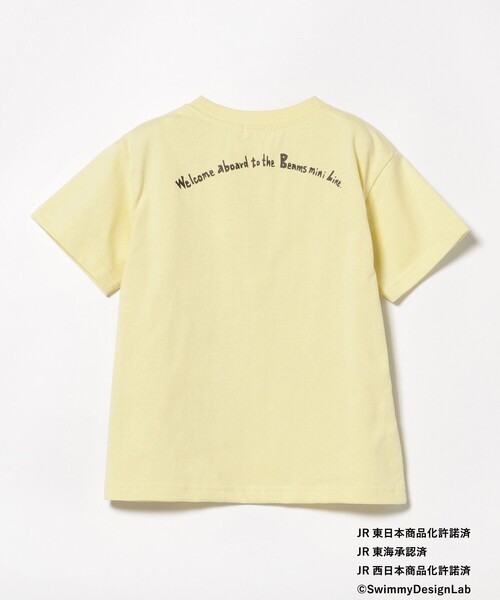 BEAMS mini（ビームスミニ）の「JR オールスター トレイン Tシャツ 2025SS (90～150cm)（Tシャツ/カットソー・キッズ・イエロー系その他3/ネイビー/オフホワイト・90/110/120/130/140/150/100）」の13枚目の写真