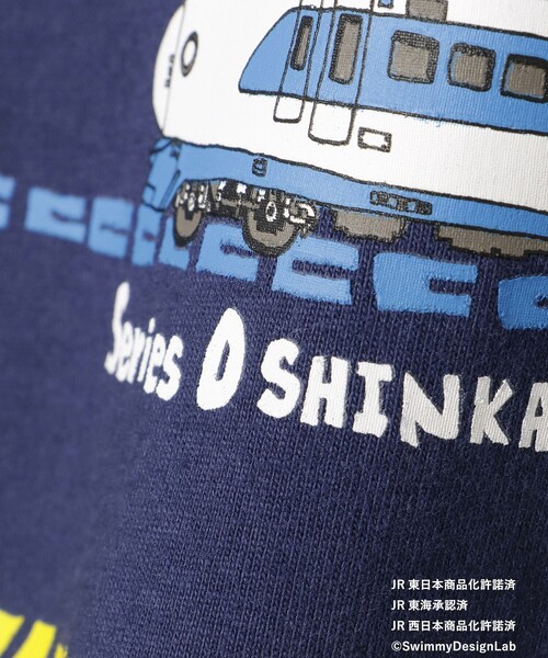 BEAMS mini（ビームスミニ）の「JR オールスター トレイン Tシャツ 2025SS (90～150cm)（Tシャツ/カットソー・キッズ・イエロー系その他3/ネイビー/オフホワイト・90/110/120/130/140/150/100）」の20枚目の写真