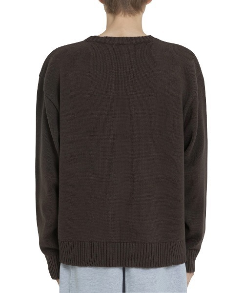 OY(オーワイ)の「『OY/オーワイ』 FLORAL BLOOM KNIT/フローラルブルームニット(ニット/セーター・レディース・ブラウン/ライトブルー/ブラック・L/M)」の7枚目の写真