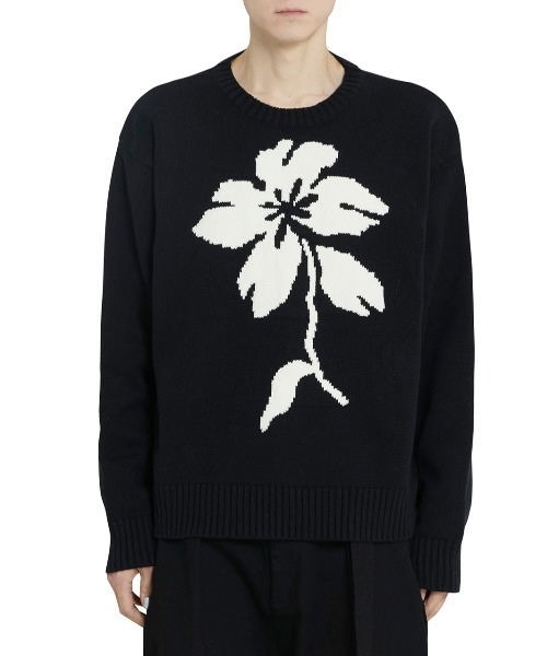 OY(オーワイ)の「『OY/オーワイ』 FLORAL BLOOM KNIT/フローラルブルームニット(ニット/セーター・レディース・ブラウン/ライトブルー/ブラック・L/M)」の19枚目の写真