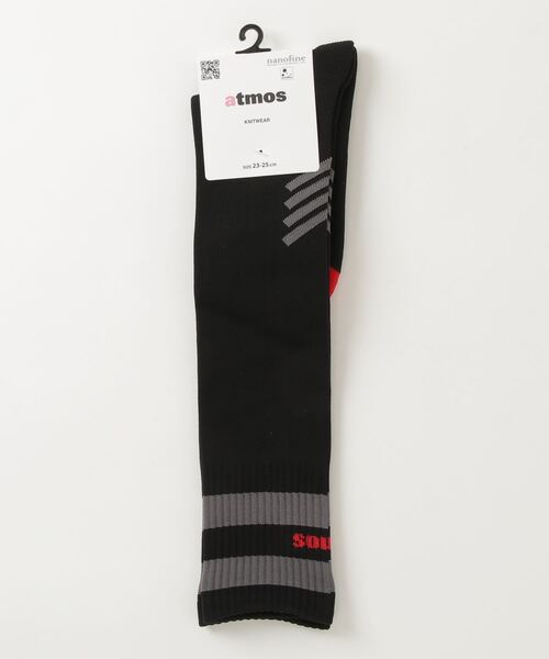 atmos pink（アトモスピンク）の「atmos pink Soccer High Socks / アトモス ピンク サッカー ハイ ソックス（ソックス/靴下・レディース・ホワイト/ブラック・23-25）」の9枚目の写真