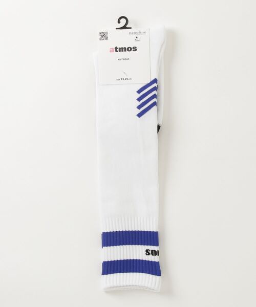 atmos pink（アトモスピンク）の「atmos pink Soccer High Socks / アトモス ピンク サッカー ハイ ソックス（ソックス/靴下・レディース・ホワイト/ブラック・23-25）」の16枚目の写真