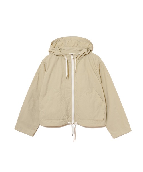 ORCIVAL(オーシバル)の「ORCIVAL Nylon Taffeta Hooded Jacket(その他アウター・レディース・ライトベージュ/ネイビー・1)」の1枚目の写真