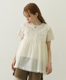MILKFED.（ミルクフェド）の「SHEER LACE CAMISOLE（キャミソール）」