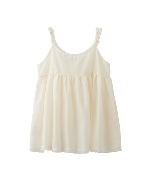 MILKFED.(ミルクフェド)の「SHEER LACE CAMISOLE(キャミソール・レディース・ライトパープル/オフホワイト/ブラック・ONE SIZE)」の21枚目の写真