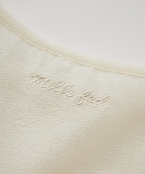 MILKFED.(ミルクフェド)の「SHEER LACE CAMISOLE(キャミソール・レディース・ライトパープル/オフホワイト/ブラック・ONE SIZE)」の4枚目の写真