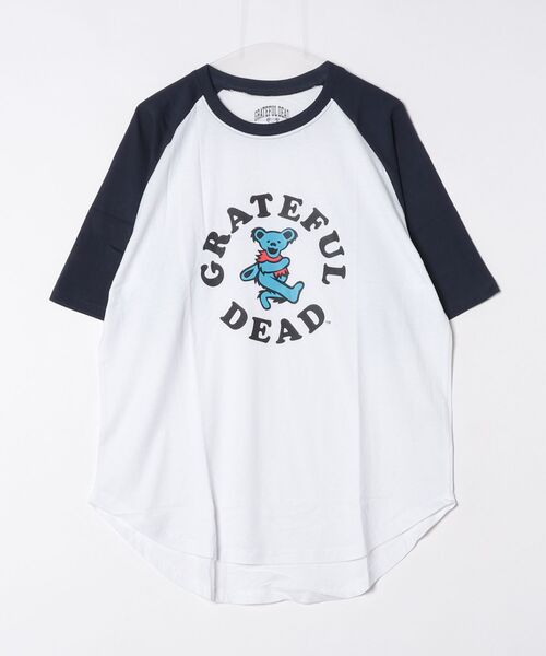 Grateful Dead(グレイトフルデッド)の「メンズ GRATEFUL DEAD グレイトフルデッド オーバーサイズTシャツ(Tシャツ/カットソー・メンズ・オフホワイト/ダークグリーン/チャコールグレー/ブラック/ホワイト系その他/ベージュ/オレンジ/パープル/ホワイト系その他2/ホワイト系その他4/ホワイト系その他5/ホワイト系その他6/ホワイト系その他7/ホワイト系その他3・M/L/XL)」の7枚目の写真