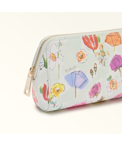 FURLA（フルラ）の「【WEB限定】FURLA CAMELIA M COSMETIC CASE SET（ポーチ・レディース・グリーン系その他6・ONE SIZE）」の2枚目の写真