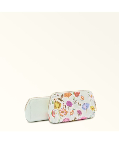 FURLA（フルラ）の「【WEB限定】FURLA CAMELIA M COSMETIC CASE SET（ポーチ・レディース・グリーン系その他6・ONE SIZE）」の3枚目の写真