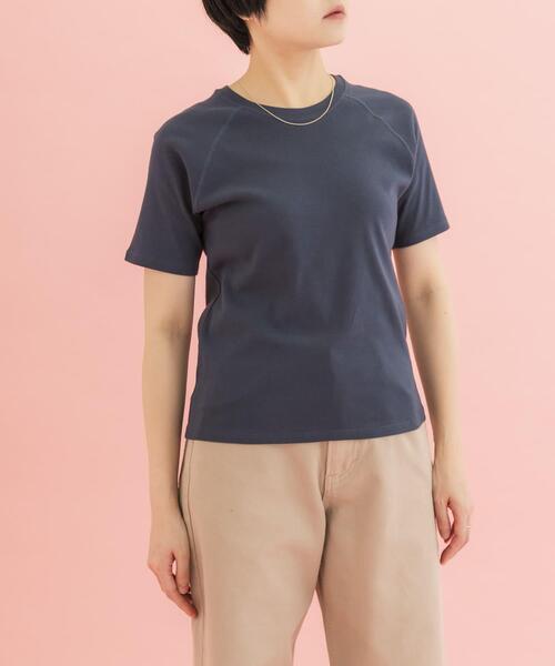 HANES（ヘインズ）の「『別注』HANES×DOORS　2P RaglanSleeve T-shirts（Tシャツ/カットソー・レディース・ブラック系その他/ブルー系その他・ONE）」の8枚目の写真