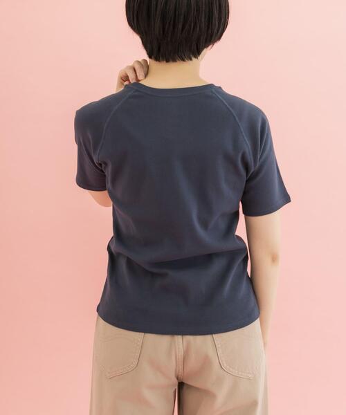 HANES（ヘインズ）の「『別注』HANES×DOORS　2P RaglanSleeve T-shirts（Tシャツ/カットソー・レディース・ブラック系その他/ブルー系その他・ONE）」の9枚目の写真