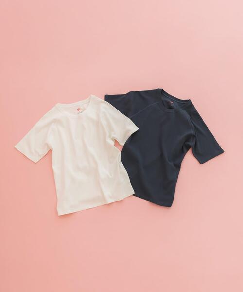 HANES（ヘインズ）の「『別注』HANES×DOORS　2P RaglanSleeve T-shirts（Tシャツ/カットソー・レディース・ブラック系その他/ブルー系その他・ONE）」の13枚目の写真