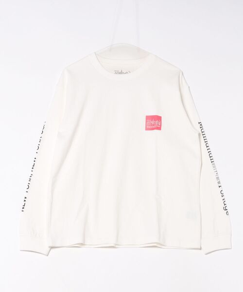 Manhattan Portage（マンハッタンポーテージ）の「【ユニセックス】Manhattan Portage/マンハッタンポーテージ スリーブプリント/ロンT MP-M371（Tシャツ/カットソー・レディース・チャコールグレー/ホワイト/ブラック・M/L/XL）」の5枚目の写真